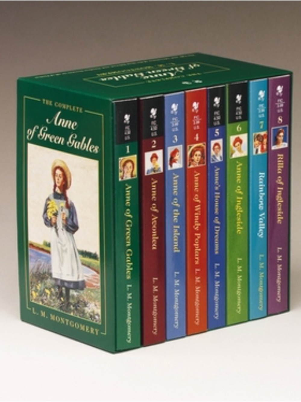 The Complete Anne of Green Gables Box Set - Green Multi-Color